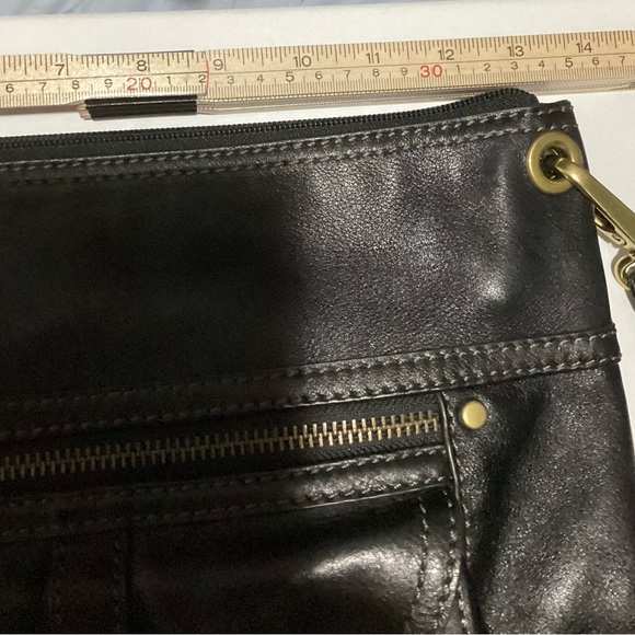 Fossil Black Leather Purse/Crossbody Sasha - Picture 3 of 11